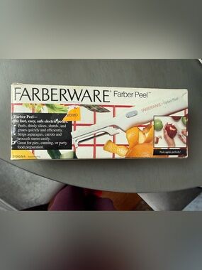Vintage Farberware Farber Peel Electric Peeler - New in box!